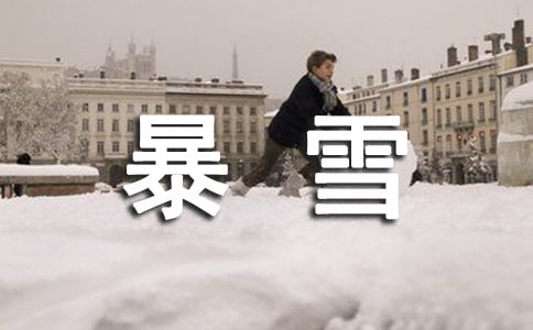 暴雪冰凍天氣應急預案