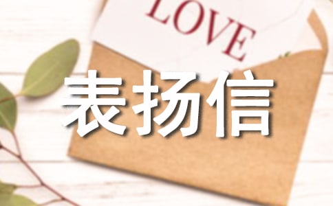 給客房服務員的表揚信