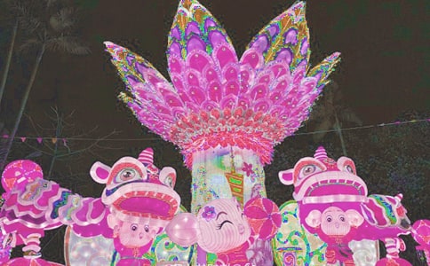大型花燈制作方法