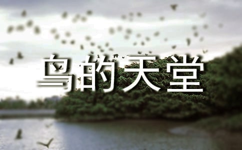 鳥的天堂導游詞[推薦]