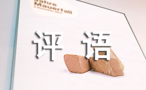 高中素養(yǎng)評(píng)語(yǔ)