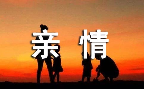 親情的句子