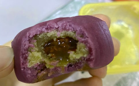 紫薯冰皮月餅的做法